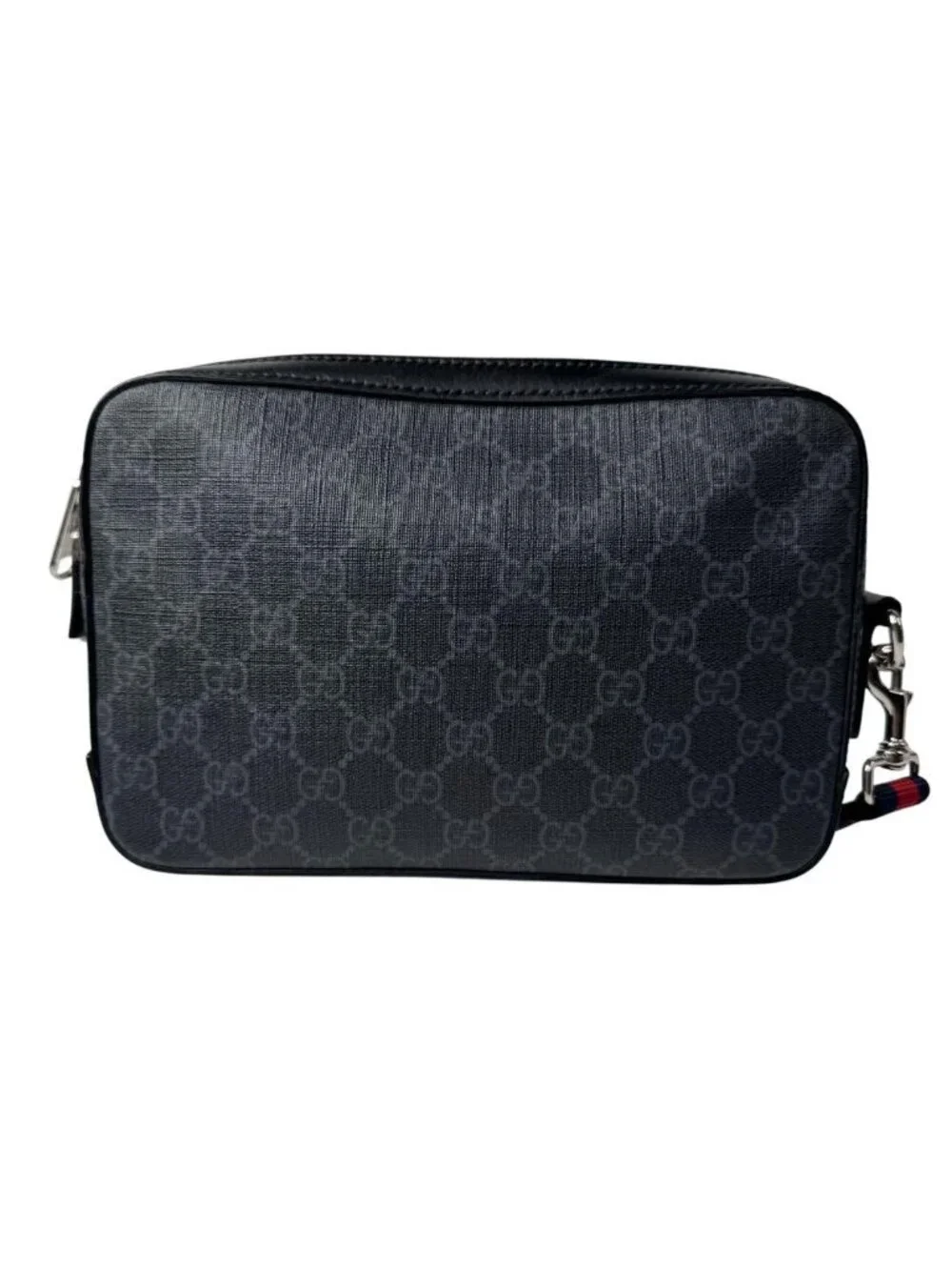 Gucci GG Supreme Pouch Clutch Black